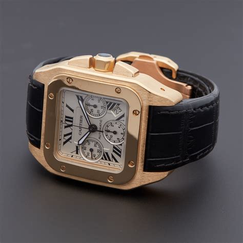 ladies cartier santos automatic|cartier santos 100 price list.